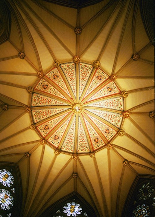 York Minster - ceiling of Chapter House