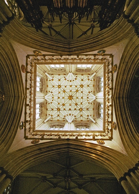 York Minster -ceiling of tower