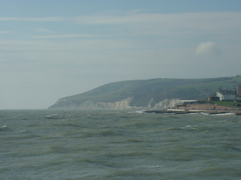 Breachy Head, view from Eastborne Pier