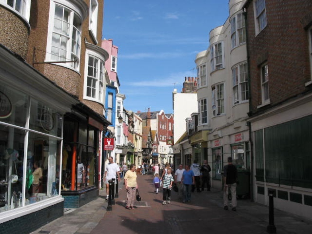 Street in Hastings, East Sussex