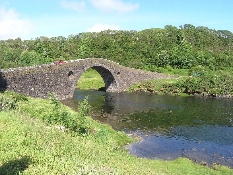 Clachan bridge also known as the bridge over the Atlantic Ocean