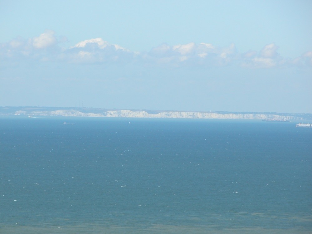 A picture from the kentish coast taken from the other side of the channel