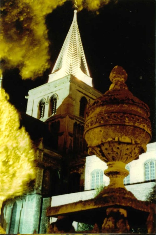 Rochester Cathedral, Kent at night