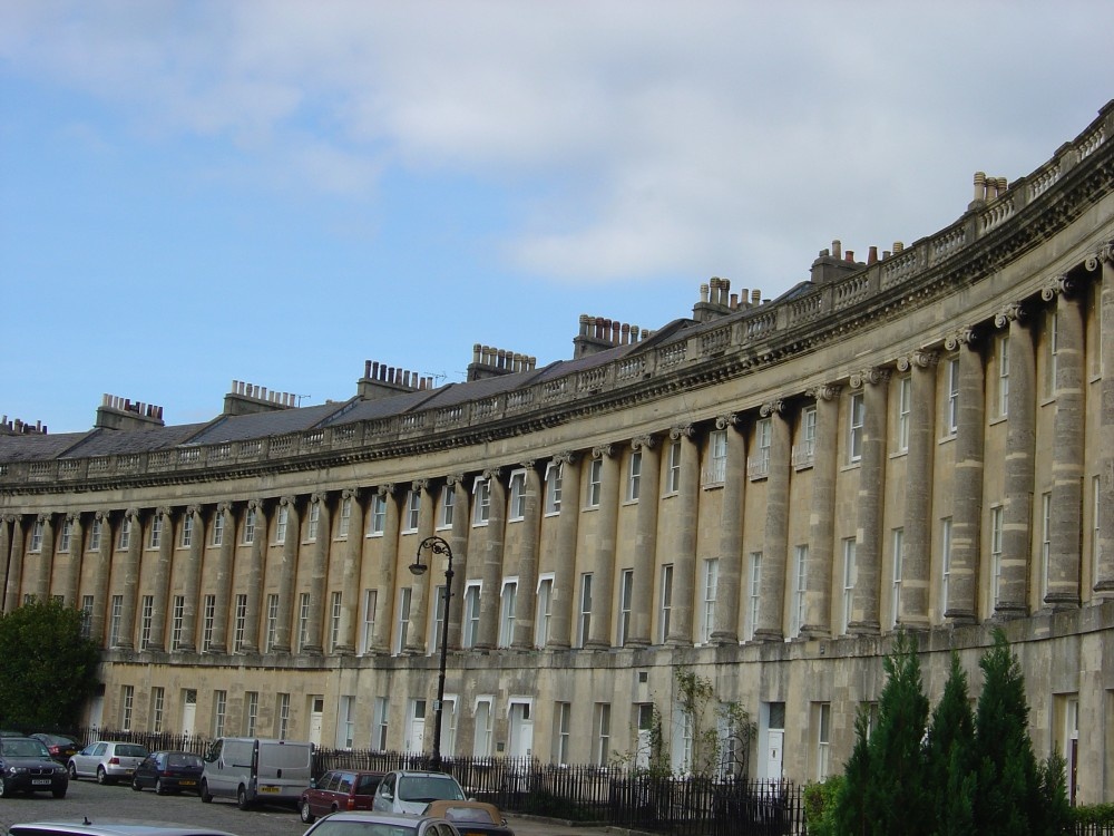 The Royal Crescent. Bath, England.
Built between 1767 & 1774.