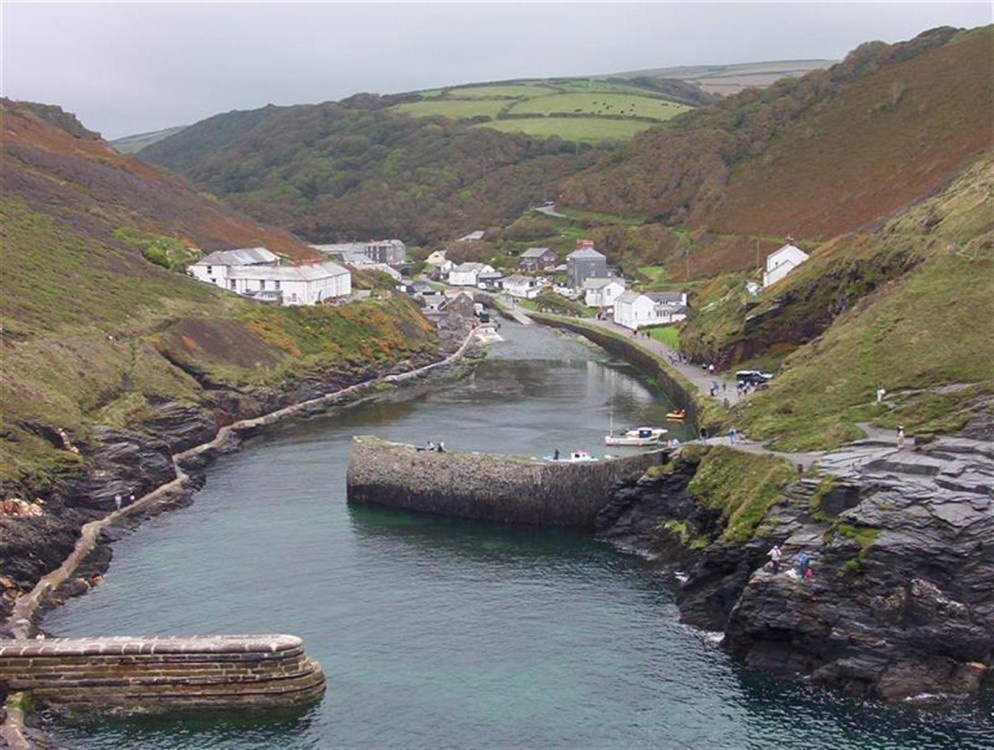 Boscastle, 1 week before the floods Aug 2004