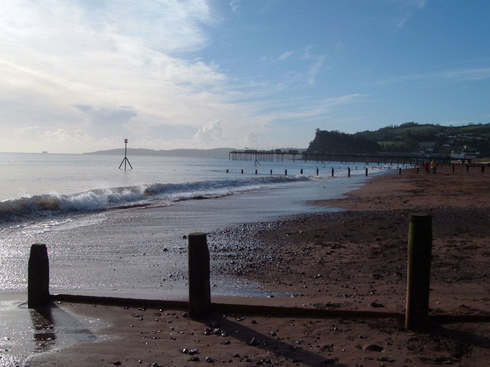 Teignmouth beach, Devon