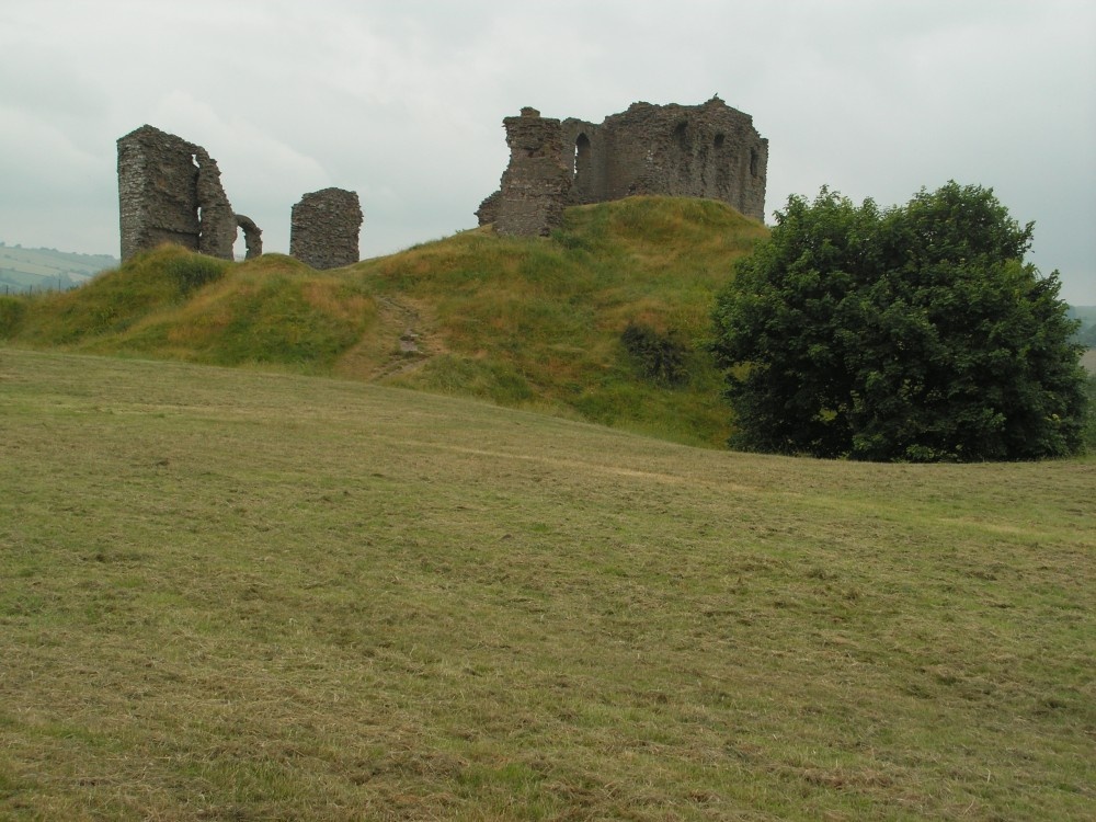 Clun Castle in South Shropshire