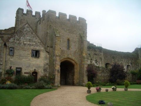 Photograph of Circle drive entrance, Amberley Castle