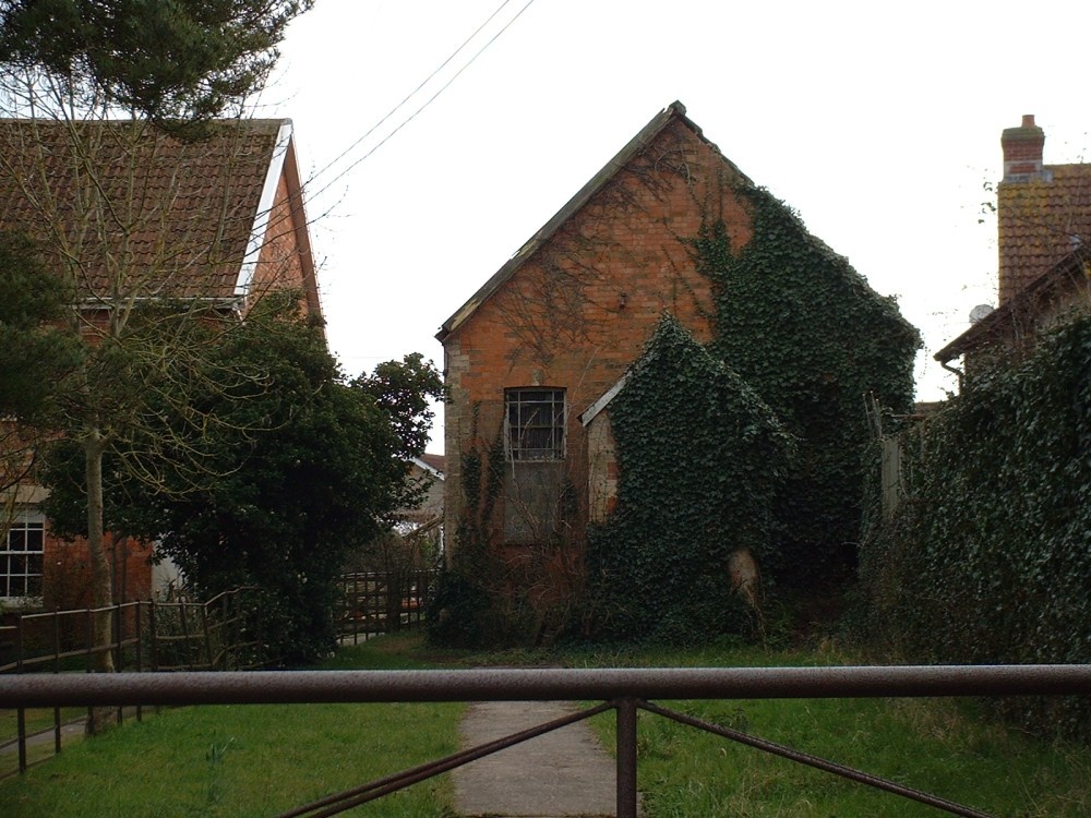 Photograph of Middlezoy. View of Temperence hall.