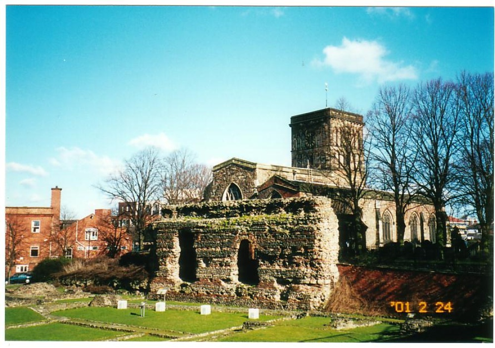 Jewry Wall, A small piece of the Roman Wall still remains in Leicester City Centre.