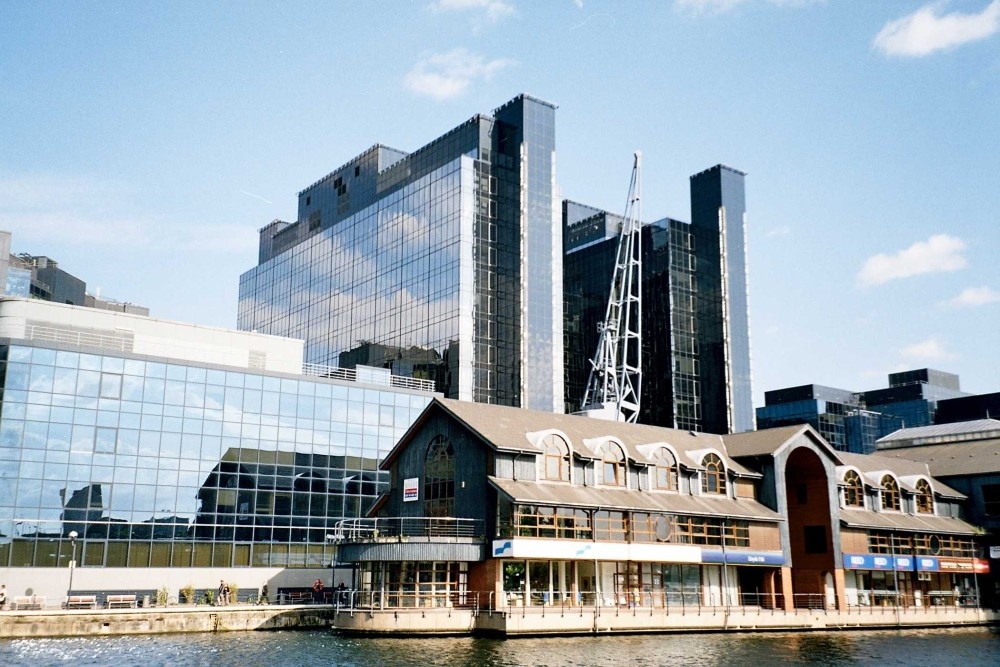 London - Docklands, South Dock, June 2005