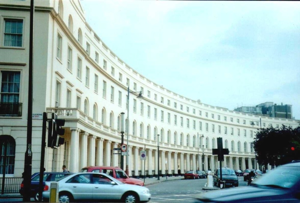 London - Park Crescent [by Regent`s Park], Sept 2002