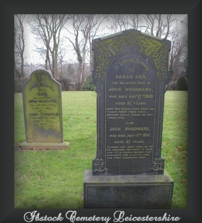 A cemetery in Ibstock in Leicestershire