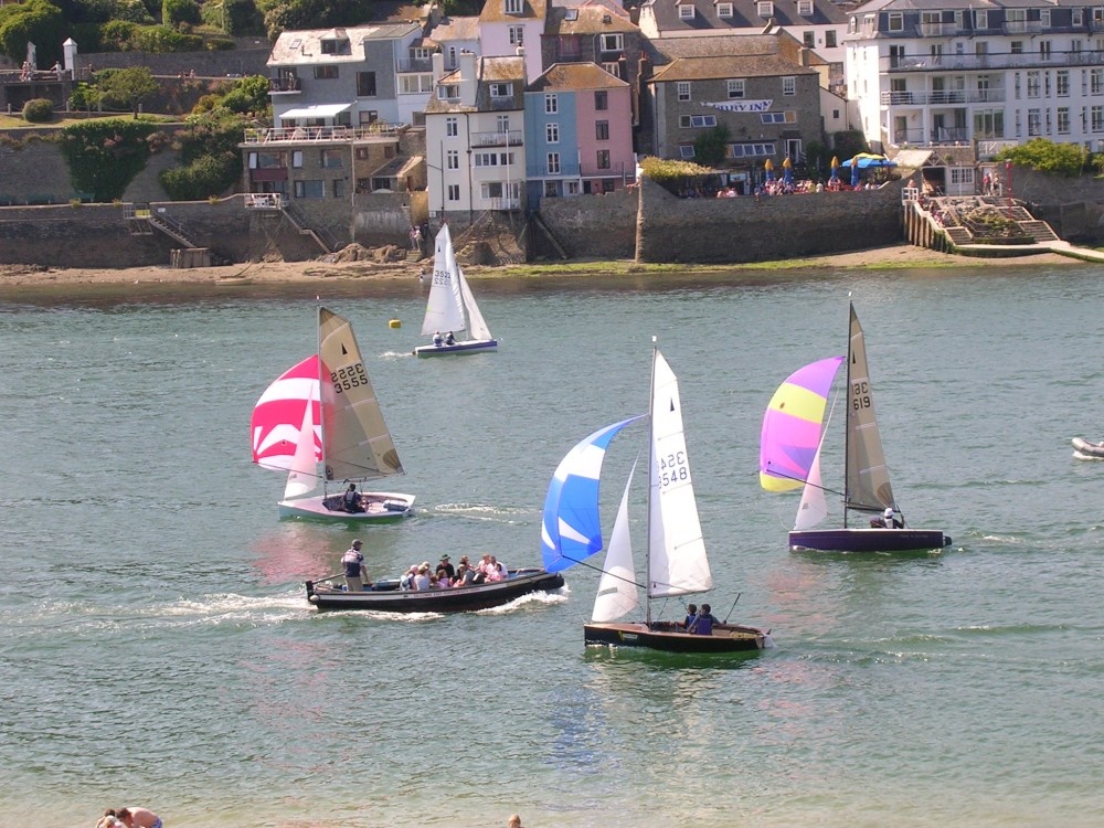 Sailboats at Salcombe, Devon - June 2005