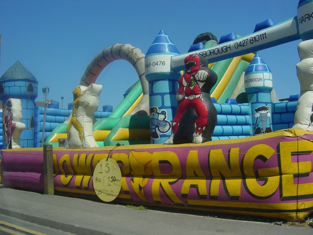 Bouncy Castles near the Bell Inn, Ingoldmells