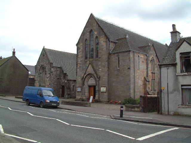 Photograph of The Parish Church is on the A91, Menstrie, Clackmannanshire, Scotland.