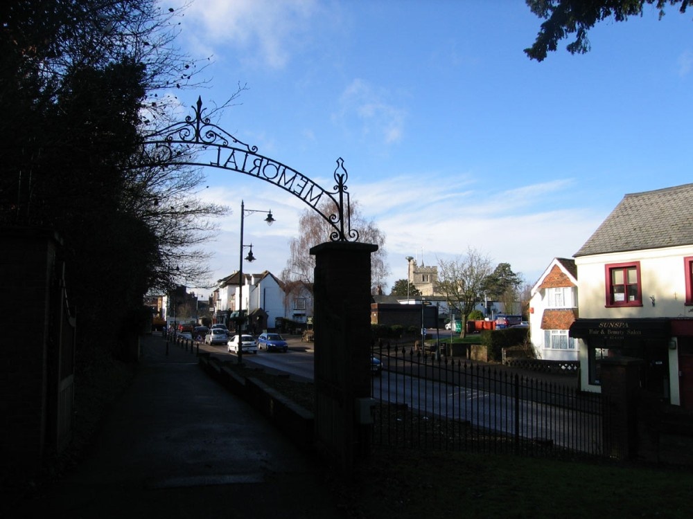 Memorial Gardens and Church, Tring, Hertfordshire