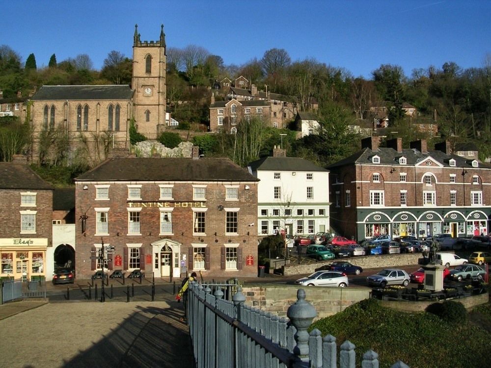 Ironbridge in Shropshire. October 2005