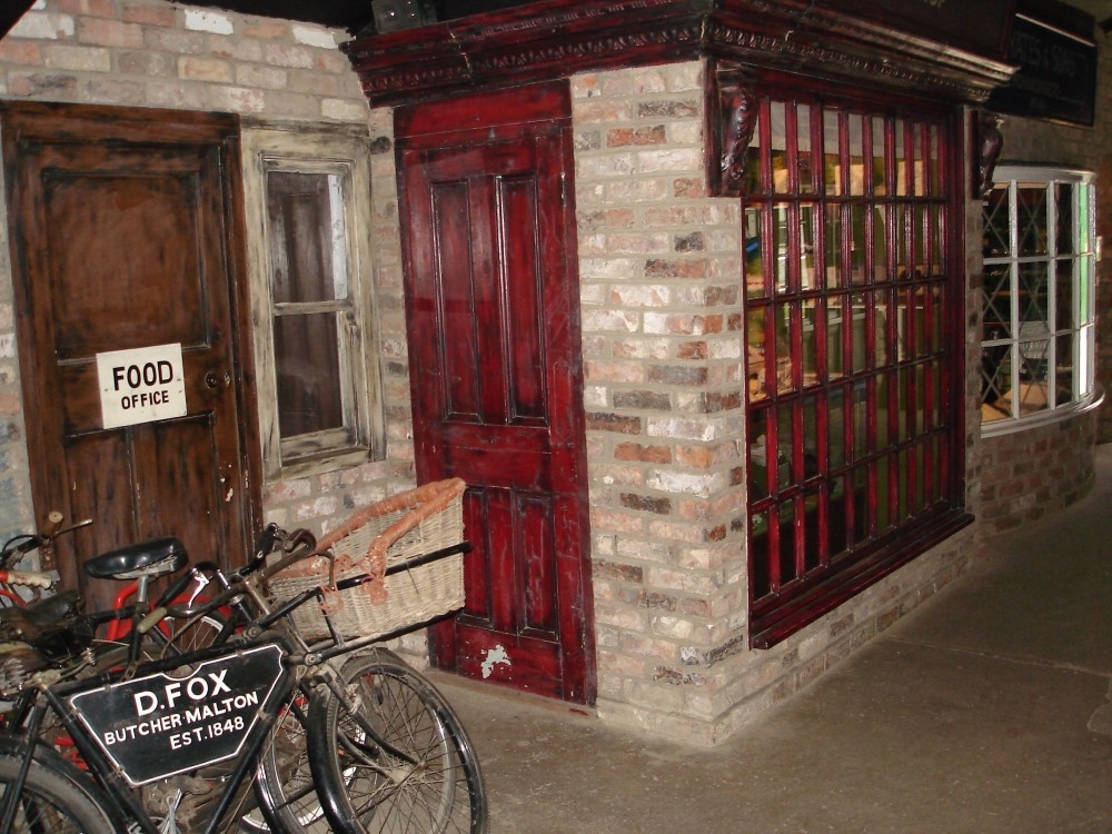 The Street At War, Hut 7, Eden Camp, Malton, North Yorkshire.