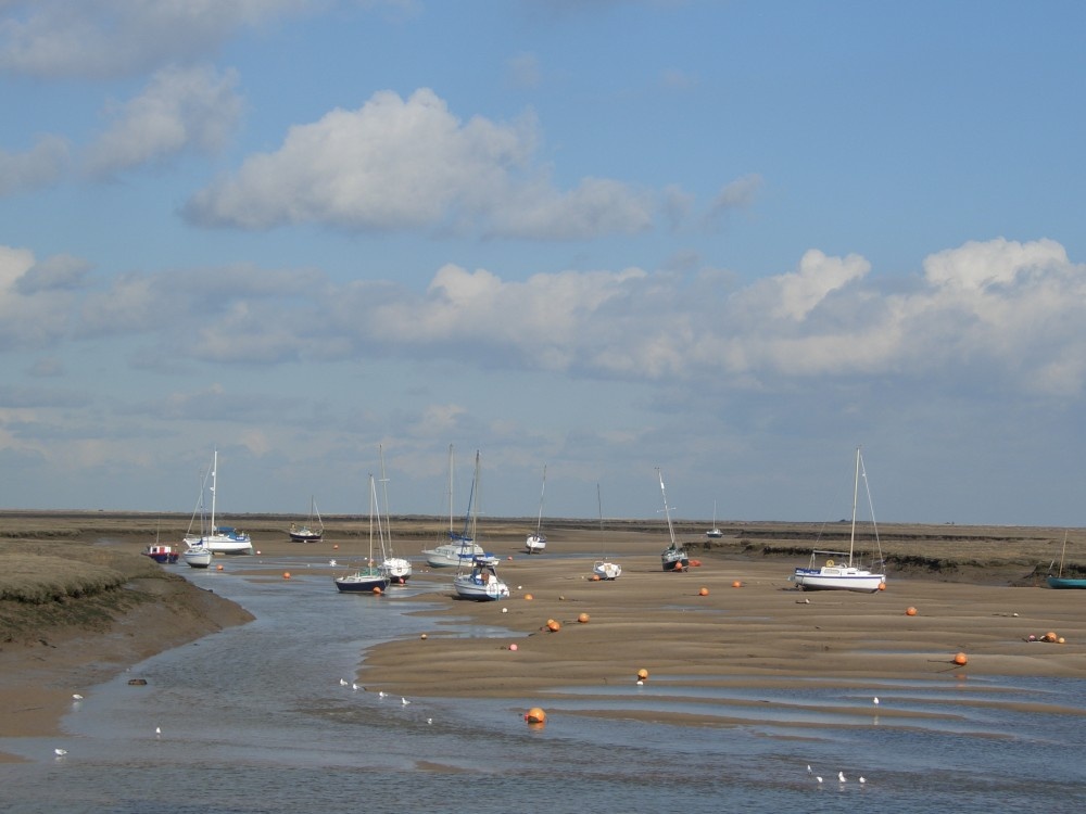 Low tide Wells-next-the-Sea