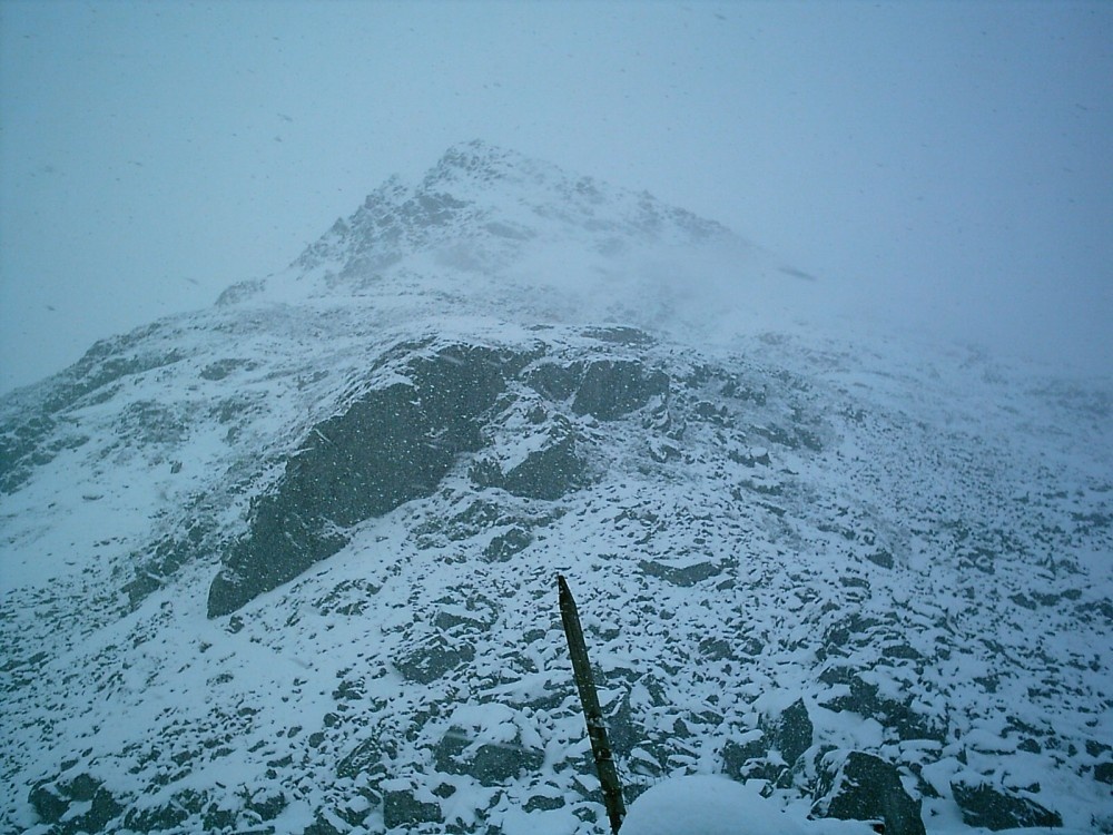 Mountain top view near Snowdonia National Park in northern Wales