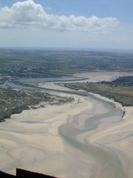 The Hayle estuary, Hayle, Cornwall