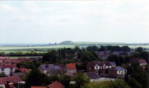 Braithwell Village taken from St James Church Tower Open Day June 11th 1994.