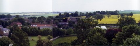 Braithwell Village taken from St James Church Tower Open Day June 11th 1994.