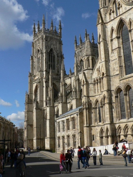 York Minster on a sunny April day.