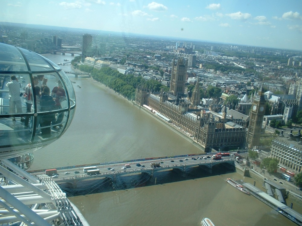 View from London Eye, London