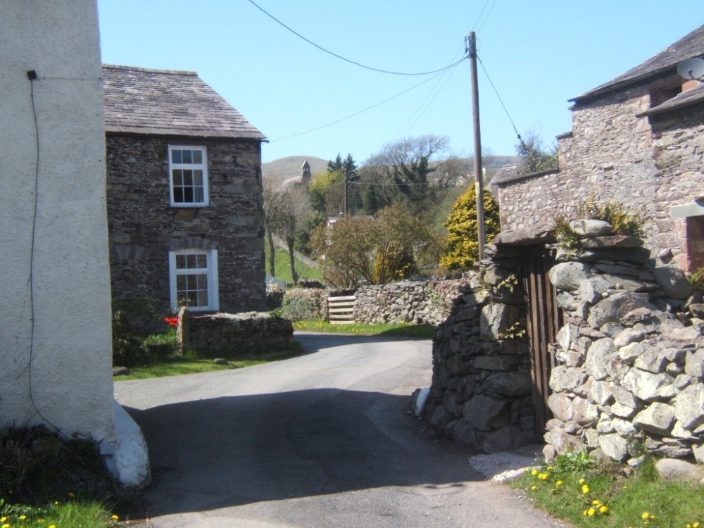 Hallthwaites, usually known as Thwaites locally.  A lovely little village near Millom, Cumbria.