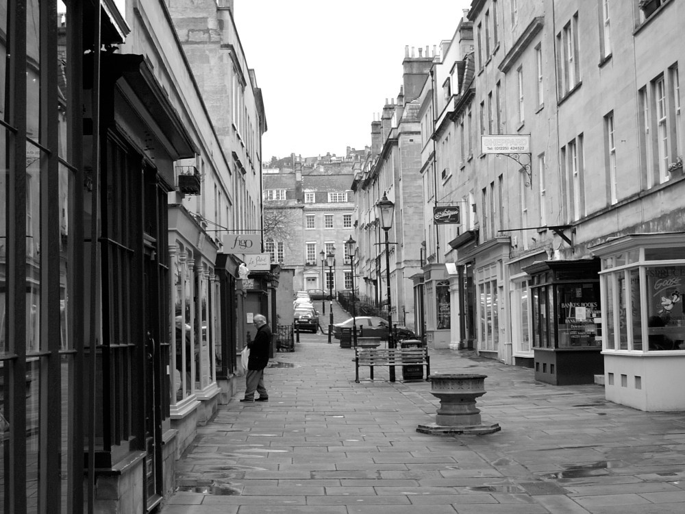 Margaret's Buildings in Bath, near the Royal Crescent