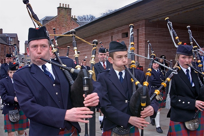 Arbroath Pipe Band. - Arbroath, Angus.