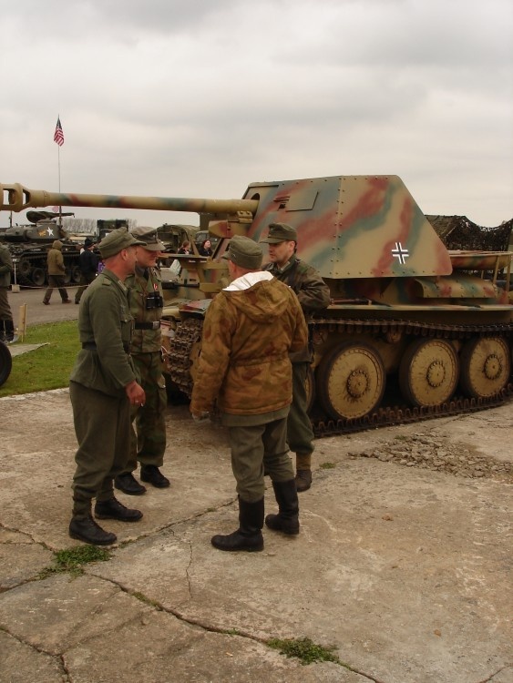 The Germans at Yorkshire Air Museum, Elvington, North Yorkshire.