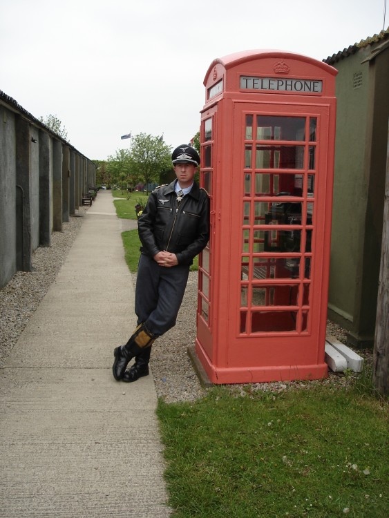 Waiting for orders at Yorkshire Air Museum, Elvington, North Yorkshire.