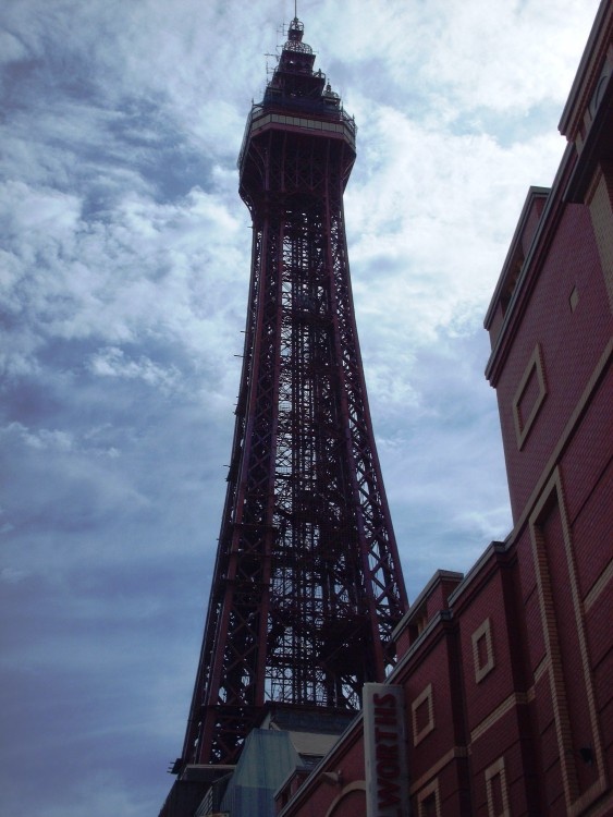 Blackpool Tower taken from the back