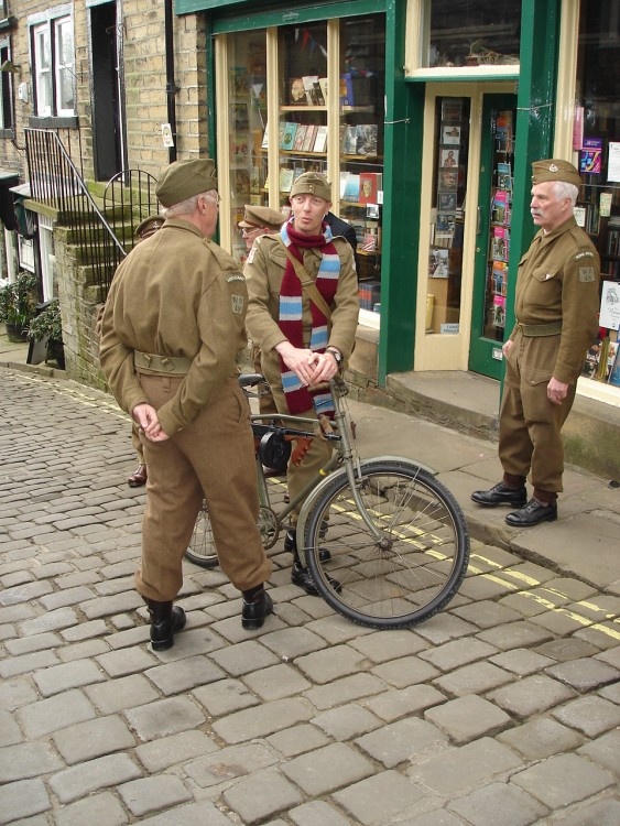 A WW2 Event at, Haworth, West Yorkshire.