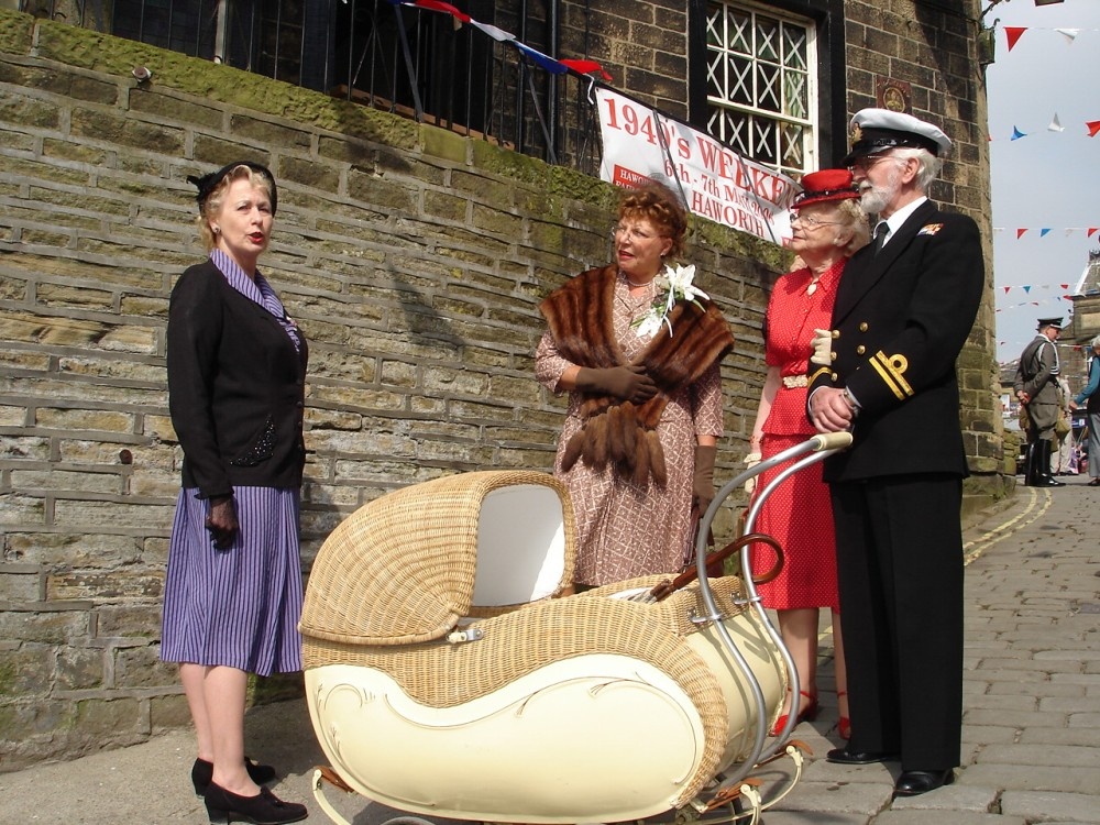 A WW2 Event at,Haworth, West Yorkshire.