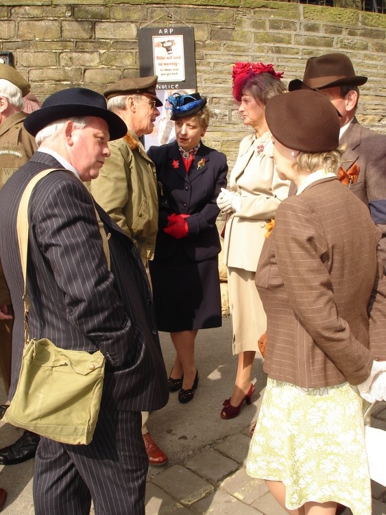 A WW2 Event at,Haworth, West Yorkshire.