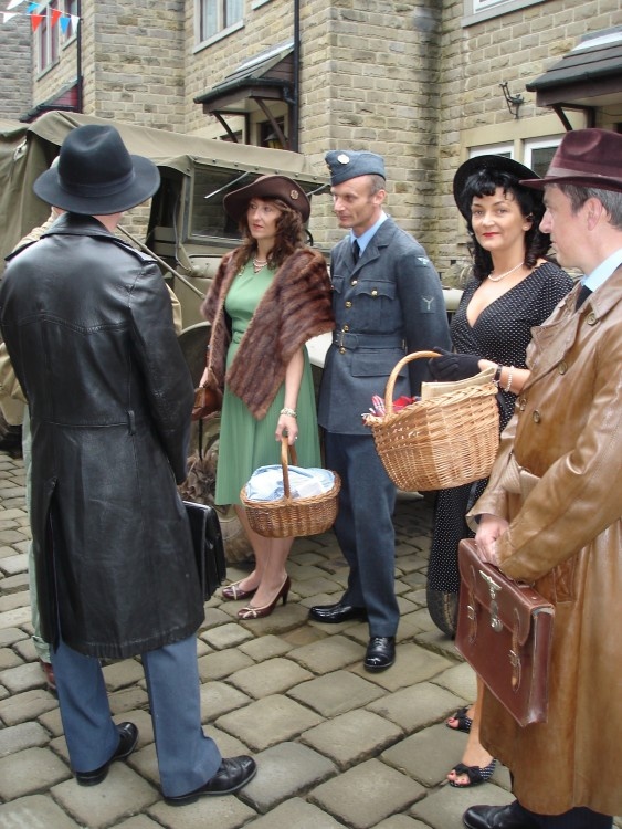 A WW2 Event at Haworth, West Yorkshire.