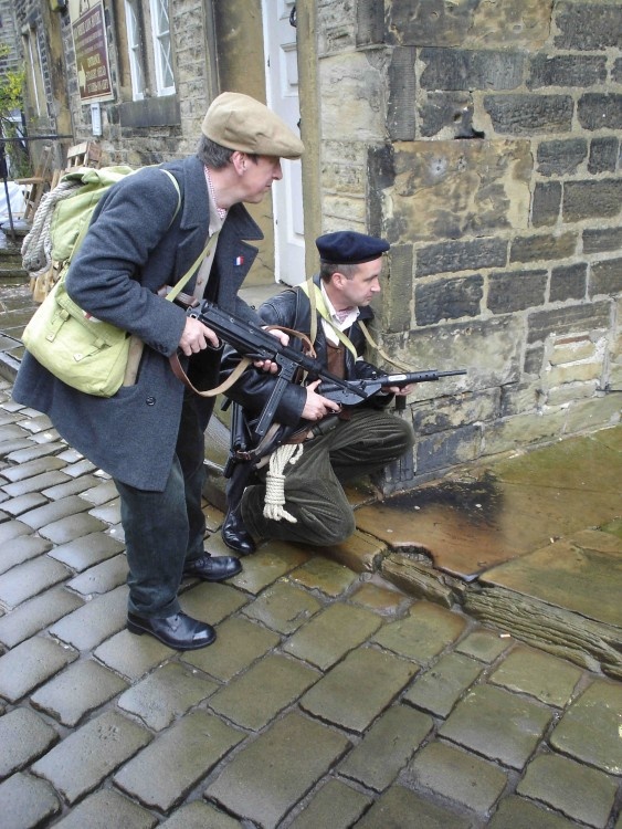 A WW2 Event at, Haworth, West Yorkshire.