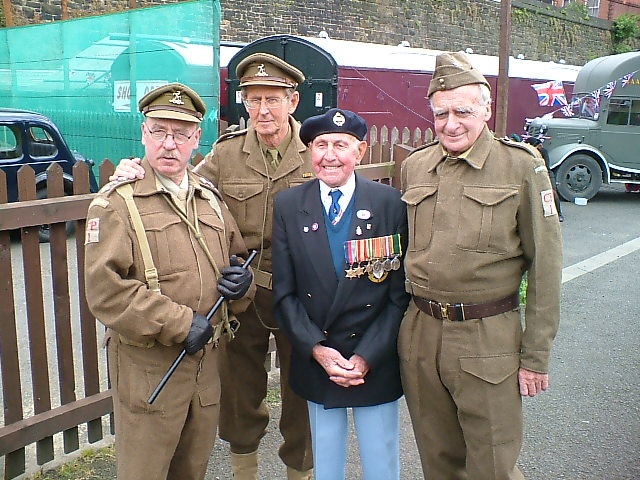 A WW2 Event on the East Lancashire Railway Line from Bury to Rawtenstall, Lancashire.