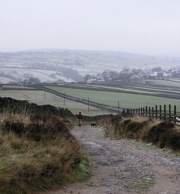 Looking toward Haworth, West Yorkshire