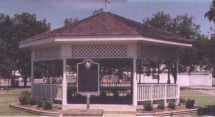 The Bandstand in Chepstow, South Wales. Located in the park adjacent to St Anns Street.