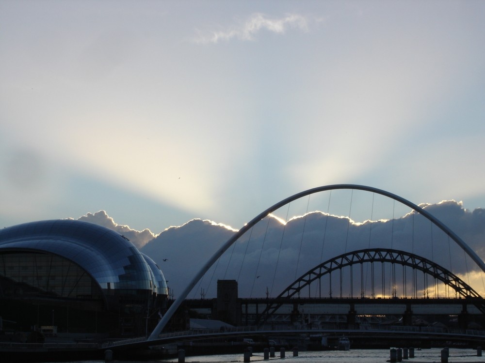 Millenium and Tyne bridge, Newcastle upon tyne