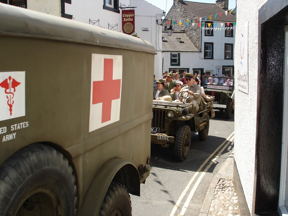 A WW2 Event, at Ingleton, North Yorkshire.