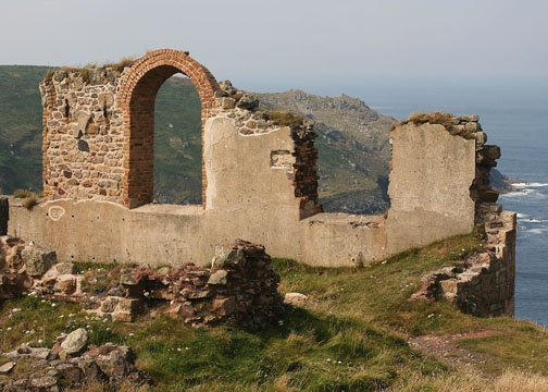 Botallack Tin Mines in Cornwall