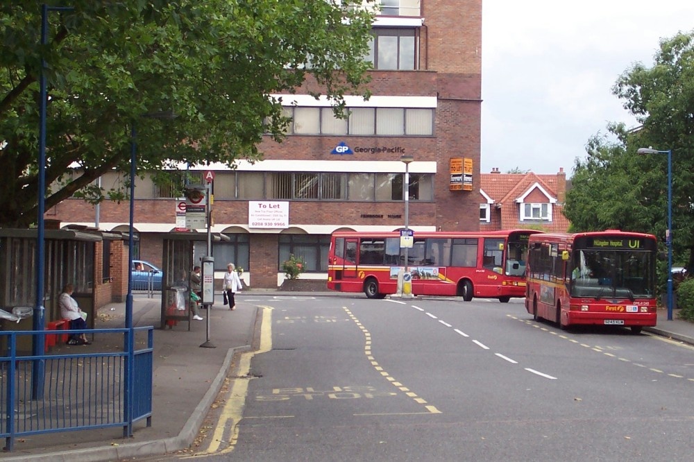 Station approach.