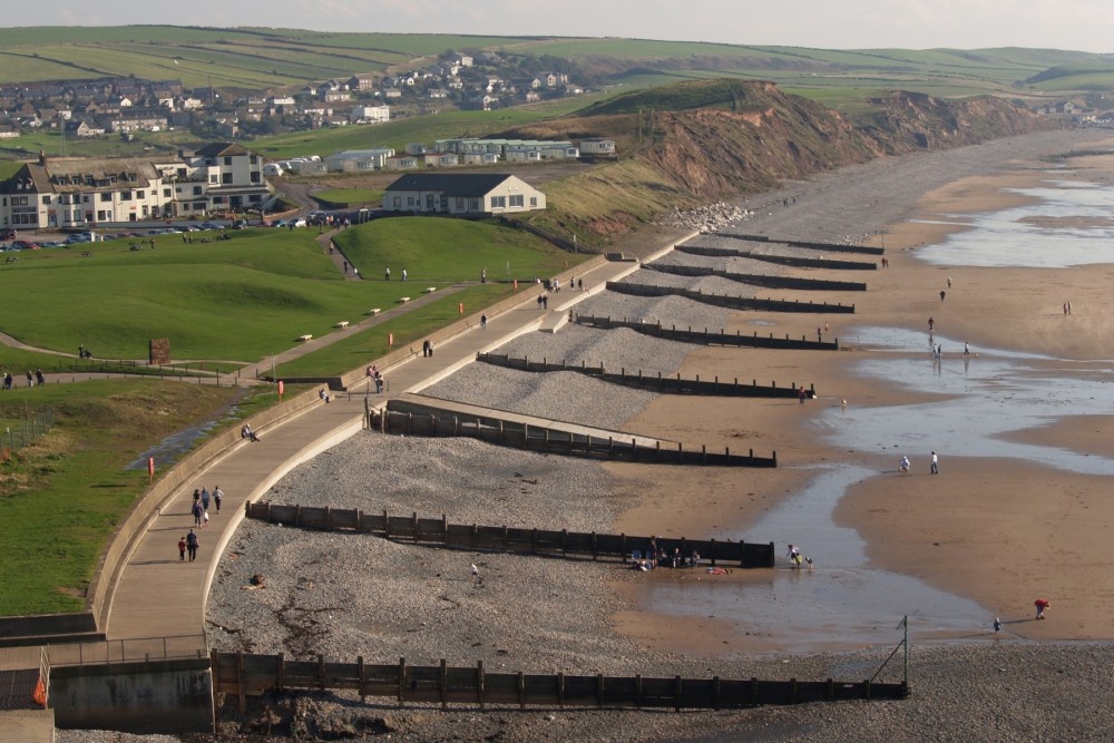 St Bees as seen from clifftops