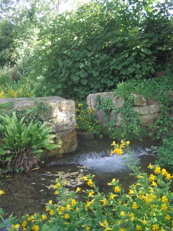 Stream in Winkle Steet, Calbourne, Isle of Wight.